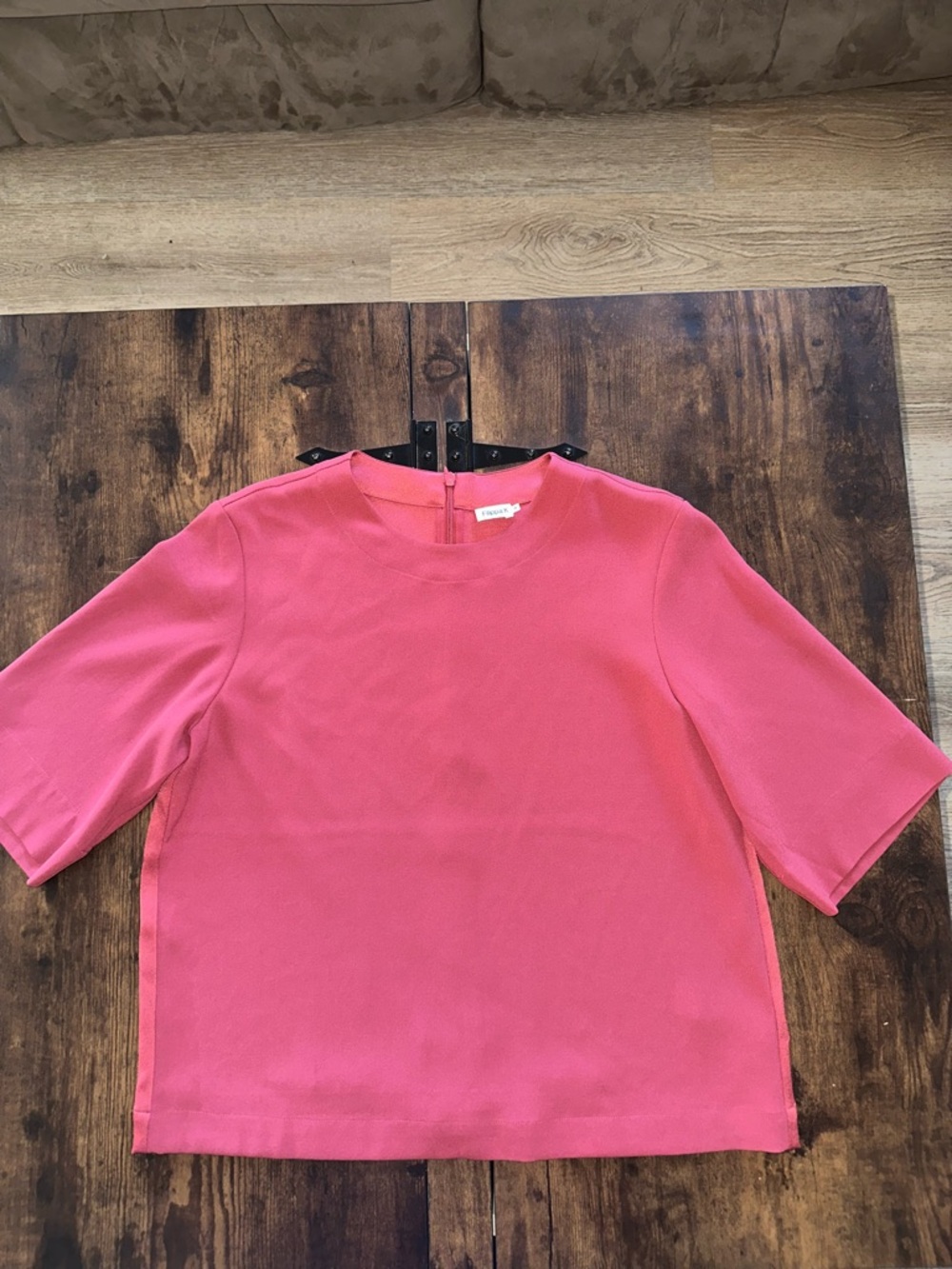 Women's Pink Short-Sleeve Blouse - Brand: Unspecified